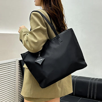 High-quality business tote bag for commuting, student's class bag, nylon fabric.