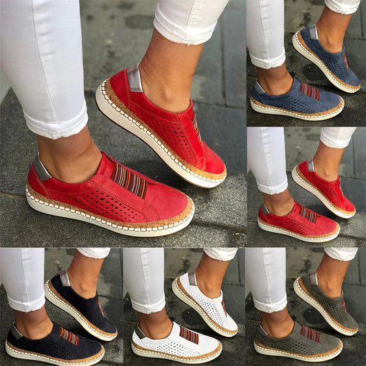 Women Shoes Hollow Out Women Ladie Mesh Shoe  Footwear Flat Breathable Shoes