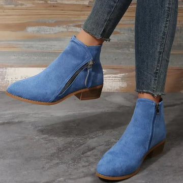 Women Ankle Boots  Autumn Low Heels Boots